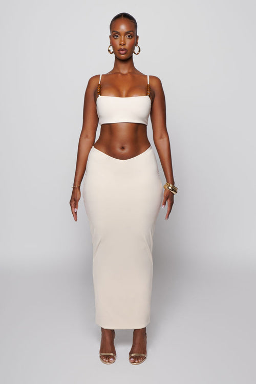 CANNES SKIRT IN SAND
