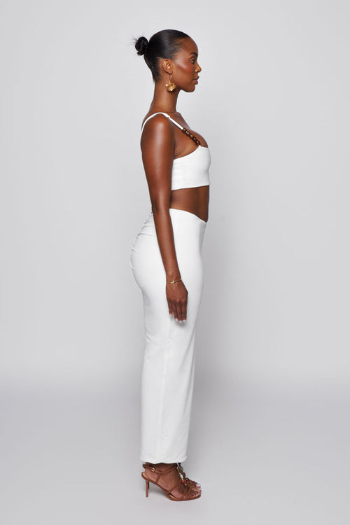 CANNES SKIRT IN COCONUT WHITE